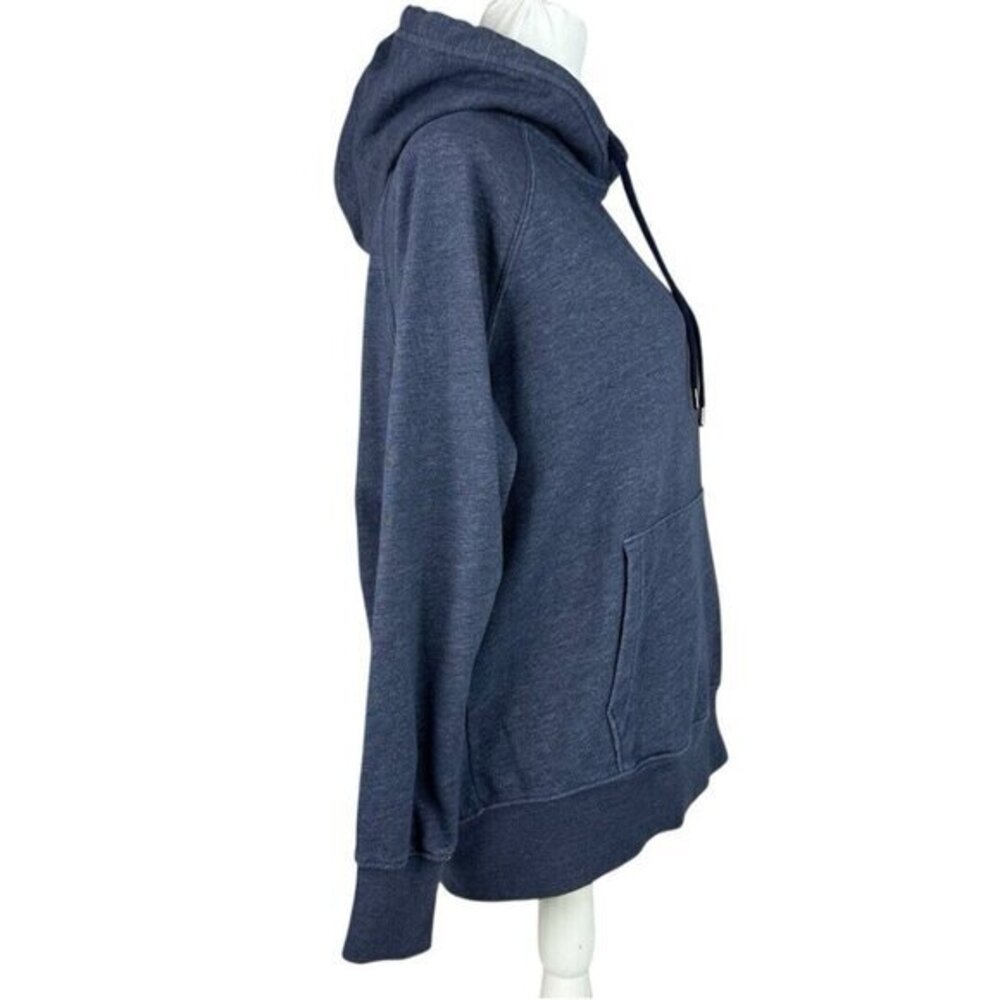 The North Face Womens Blue Heather Graphic Pullover Hoodie Sweatshirt Medium - Picture 4 of 16